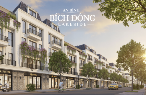  BÁN LIỀN KỀ BÍCH ĐỘNG LAKESIDE | 102M² | MT 6M | TRỤC ĐƯỜNG 22M | GIÁ 65 TRIỆU/M²